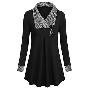 VALOLIA Womens Casual Swing Sweatshirt Long Sleeve