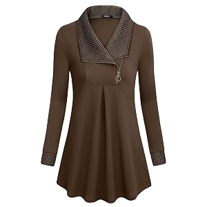 VALOLIA Womens Casual Swing Sweatshirt Long Sleeve