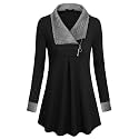 VALOLIA Women39s Casual Swing Sweatshirt Long Sleeve