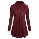 VALOLIA Women39s Casual Swing Sweatshirt Long Sleeve