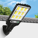 VALORACE 180 Watts Solar Street Light, Solar Powered, Outdoor Security Lighting, Black Solar Light Set (Wall Mounted Pack of 1)