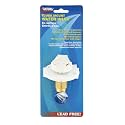 Valterra A01-0171LFVP White 2-3/4" Lead-Free Metal Water Inlet