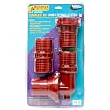 Valterra F02-3303 EZ Coupler 3-Piece System - Red
