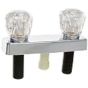 Valterra Phoenix PF213344 Shower Valve (Shower Head Kit, 4', 2 Knob, Plastic/Brass, Chrome)