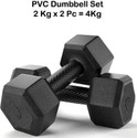 Valtor Sports Premium PVC Hex Dumbells pair