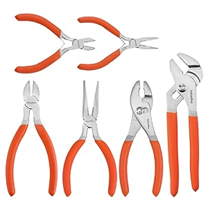 valuemax 6-piece pliers set dipped handle for diyamp home use