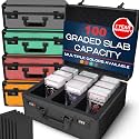 VALUN 100+ Premium Graded Card Storage Box - PSA Slab Case for Sports Cards