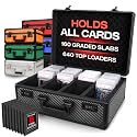 VALUN 160+ Premium Graded Card Storage Box - PSA Slab Case for Sports Cards