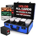 VALUN 160+ Premium Graded Card Storage Box - PSA Slab Case for Sports Cards