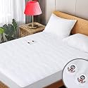 VALUXE Heated Mattress Pad King Size 12 Heat Settings Electric Bed Warmer