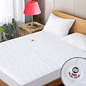VALUXE Heated Mattress Pad Twin Size 12 Heat Settings Electric Bed Warmer