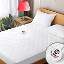 VALUXE Heated Mattress Pad Twin Size 12 Heat Settings Electric Bed Warmer
