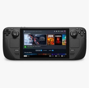 valve steam deck gaming console 64 gb black
