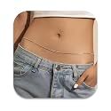 VAMA FASHIONS Silver Waist Belt Hip belly Body Chain karddhani Kamar bandh Saree Vaddanam Kamarband for women