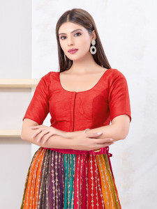 Vamas-The Designer Blouses U-Neck Women Blouse