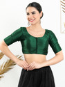 Vamas-The Designer Blouses U-Neck Women Blouse