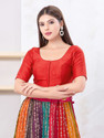 Vamas-The Designer Blouses U-Neck Women Blouse