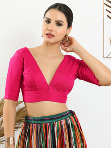Vamas-The Designer Blouses V-Neck Women Blouse