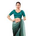 Vamas Women39s Art Silk Front Open Saree