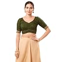 Vamas Women39s Art Silk Front Open Saree