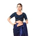 Vamas Women39s Art Silk Front Open Saree