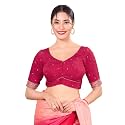Vamas Women39s Art Silk Front Open Saree