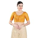 Vamas Women39s Brocade amp Georgette Padded Self