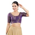 Vamas Women39s Brocade amp Georgette Padded Self
