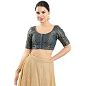 Vamas Women39s Brocade amp Georgette Padded Self