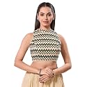 Vamas Women39s Net Saree Blouse Padded