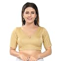 Vamas Women39s Silk Padded Self Design Half