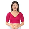 Vamas Women39s Silk Padded Self Design Half