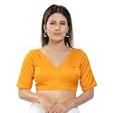 Vamas Women39s Silk Padded Self Design Half