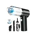 3In1 Vaccum Cleaner For Home, Car, Office &amp; Kitchen | 2000 RPA, 2000 High Power Suction With USB Rechargeable &amp;. EPA Filter | Portable Cordless Handheld Vacuum Cleaner, Black