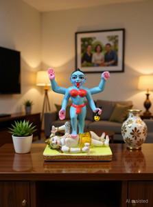 VAMIKA HANDICRAFTS Kali Mata Idol Decorative Showpiece