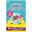 Vamoosh 6-in-1 Washing Machine Cleaner | For Front &amp; Top Load Washers | Lemon Fresh Scent | Patented Hair Dissolving Technology | Removes Limescale | Made in UK | No Harmful Chemicals | 2x150g