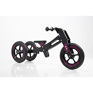tipayi balance bike for kids 3in1 hot pink