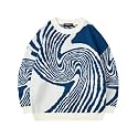 Vamtac Mens Oversized Sweater Vintage Graphic Pullover Crewneck Knit 2026