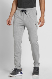 VAN HEUSEN Athleisure Men Grey Solid Smart