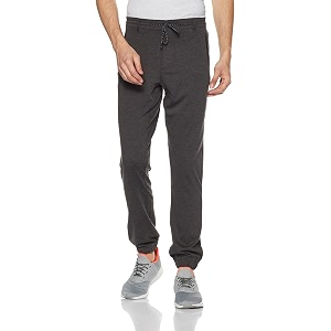 van heusen men athleisure regular fit joggers - zipper pocket super stretch drawstring waist