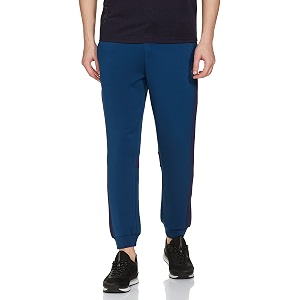 Mens Regular Fit Polyester Blend Track Pants