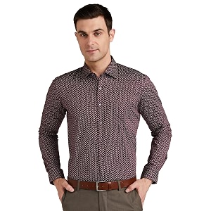 Van Heusen Formal Printed Shirt for Men