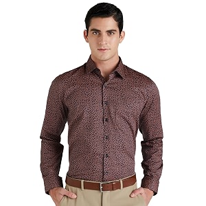 Van Heusen Formal Printed Shirt for Men
