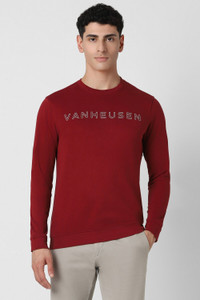 VAN HEUSEN Full Sleeve Printed Men Sweatshirt