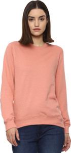 VAN HEUSEN Full Sleeve Solid Women Sweatshirt