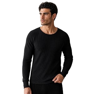 van heusen men39s anti-bacterial full sleeve soft comfort thermal top