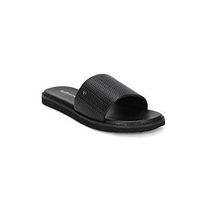 Van Heusen Mens Black Slipper