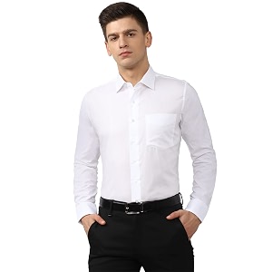 Van Heusen Mens Cotton Solid Slim Fit