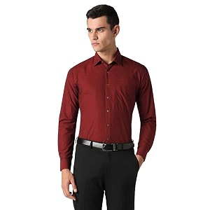Van Heusen Mens Cotton Slim Fit Solid