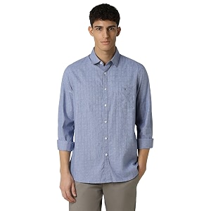 Van Heusen Mens Cotton Solid Slim Fit